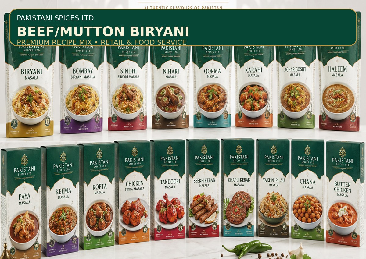 Beef/Mutton Biryani masala packaging