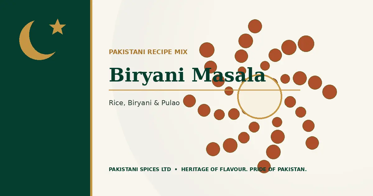 Pakistani recipe mixes