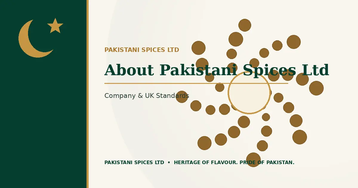 About Pakistani Spices Ltd branded page illustration