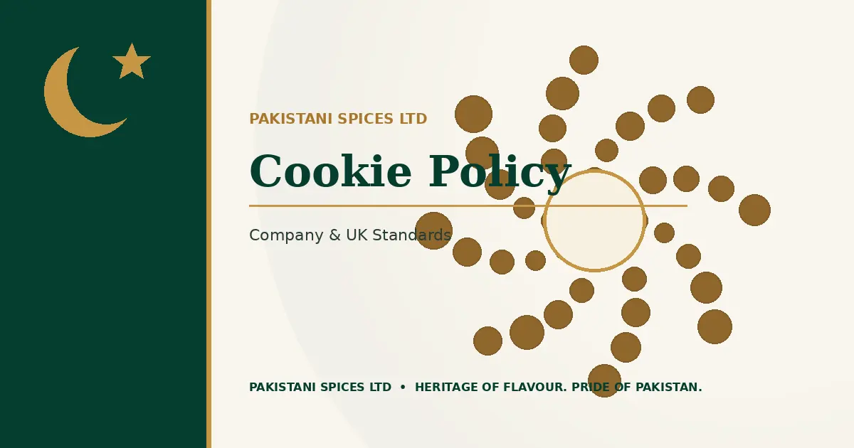 Cookie policy branded page illustration